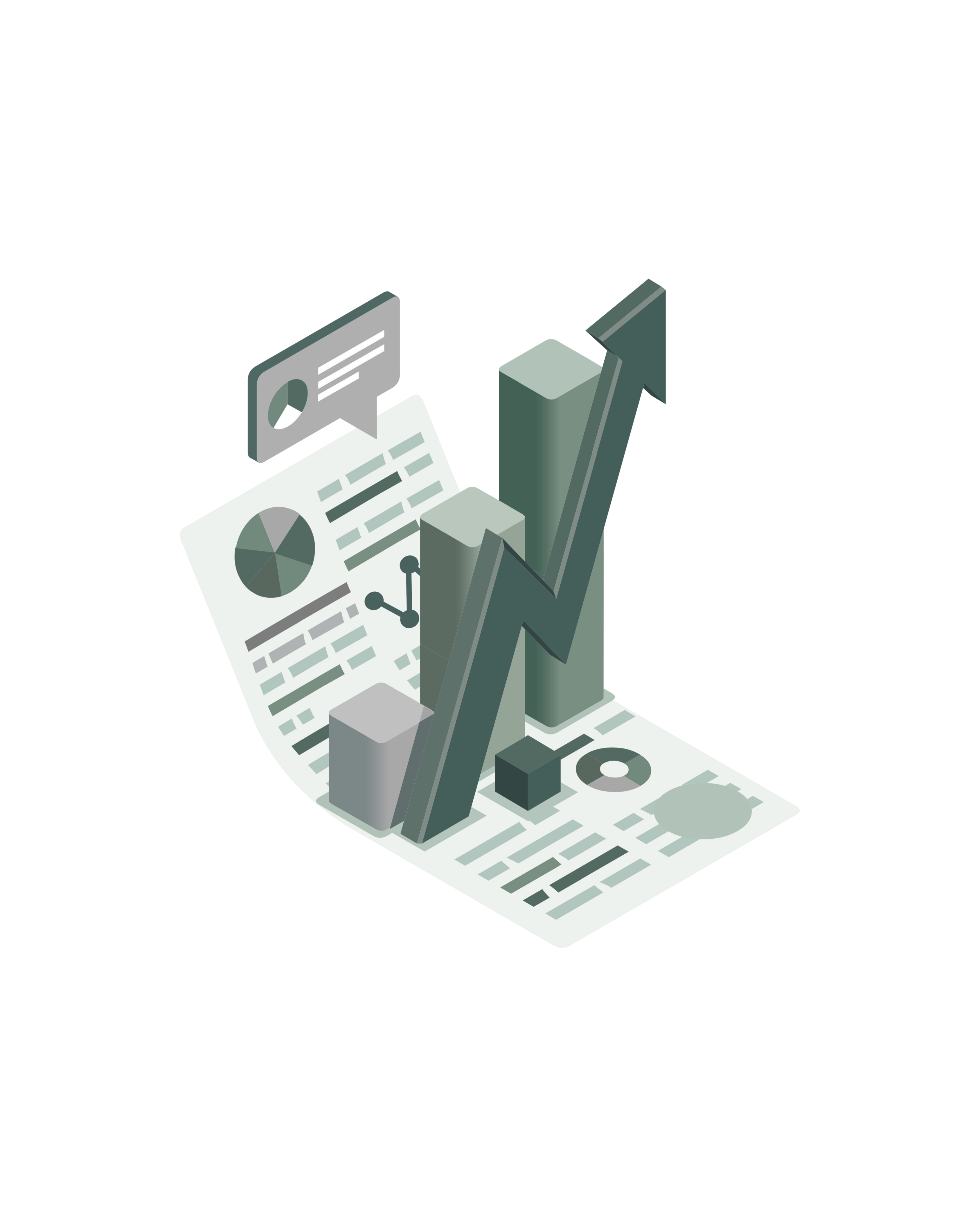 روبوت يعمل على لابتوب